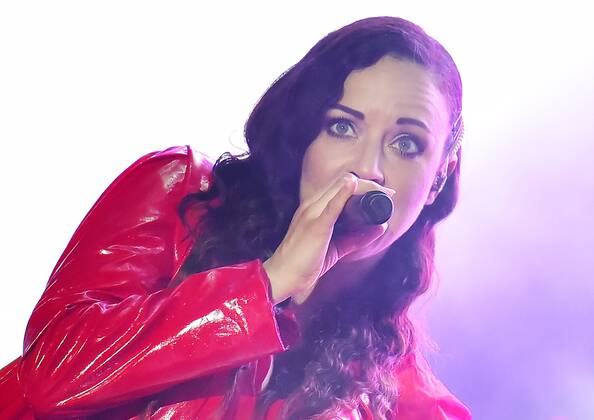 Berlin The 90s live tour 24 08 2019, v l Jasmin Wagner Bluemchen will be on stage on 24 08 2019 at the 90s live party in Berlin Hoppegarten Copyright: xEIBNER DanielxLakomskix EP_DLI