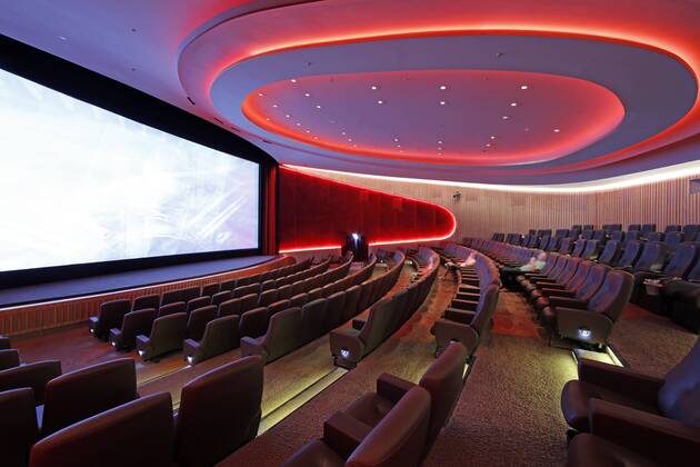 Zoo Palast 29 08 2019 Light design in the cinema Zoo Palast, Zoopalast, hall 2, historical cinema hall 2, Hardenbergstrasse 29A, Berlin 29 08 2019