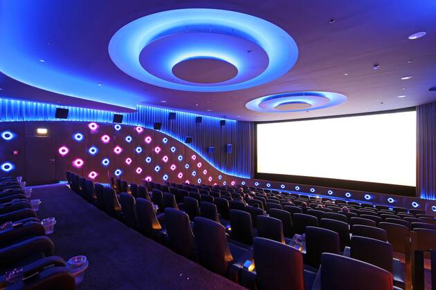 Zoo Palast 24 08 2019 Light design in the cinema Zoo Palast, Zoopalast, hall 5, cinema hall 5, Hardenbergstrasse 29A, Berlin 24 08 2019