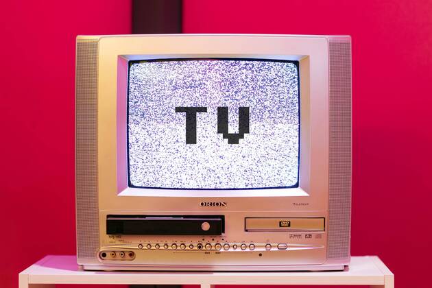 Retro TV at the dmexco 2019 trade fair for digital marketing and advertising at the Koelnmesse Cologne, 12 09 2019 Foto:xC.xHardtx xFuturexImage