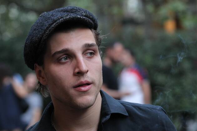 September 18, 2019, Athens, Greece: German actor JONAS DASSLER iin the center of Athens. Jonas Dassler visit Athens for the premiere of the move The Golden Glove (Der Goldene Handschuh) during The 25th Athens International Film Festival. Athens Greece - ZUMAv62_ 20190918_zaf_v62_007 Copyright: xAristidisxVafeiadakisx