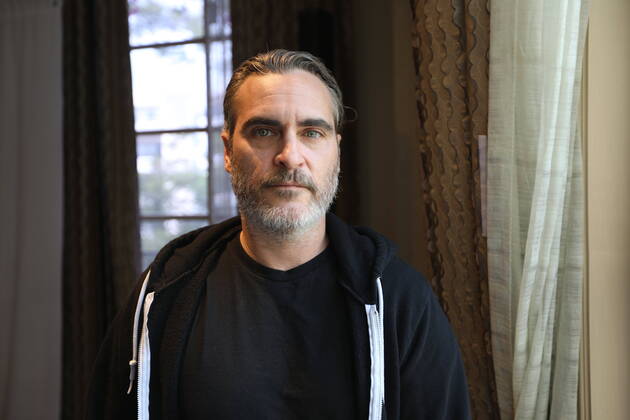 September 19, 2019, Hollywood, California, USA: JOAQUIN PHOENIX promotes the movie The Joker in Hollywood. Hollywood USA - ZUMAg203 20190919_zap_g203_003 Copyright: xArmandoxGallox
