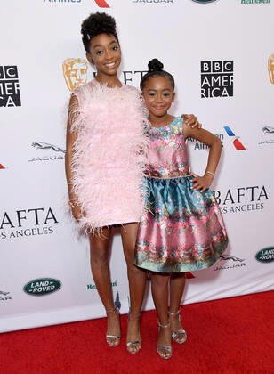 21 September 2019 - Beverly Hills, California - Eris Baker, Faithe Herman. 2019 BAFTA Los Angeles and BBC America TV Tea Party held at Poolside at The Beverly Hilton Hotel. Photo Credit: Birdie Thompson AdMedia 245283 2019-09-21 California Beverly Hills Etats-Unis  Copyright: xAdMediax STAR_245283_135