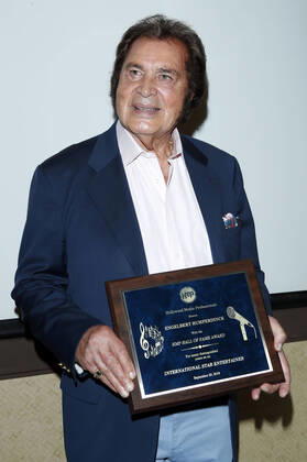 Engelbert Humperdinck at the Hollywood Media Professionals Hall of Fame Lunch at the Airtel Hotel Los Angeles, 20 09 2019 Foto:xD.xBedrosianx xFuturexImage