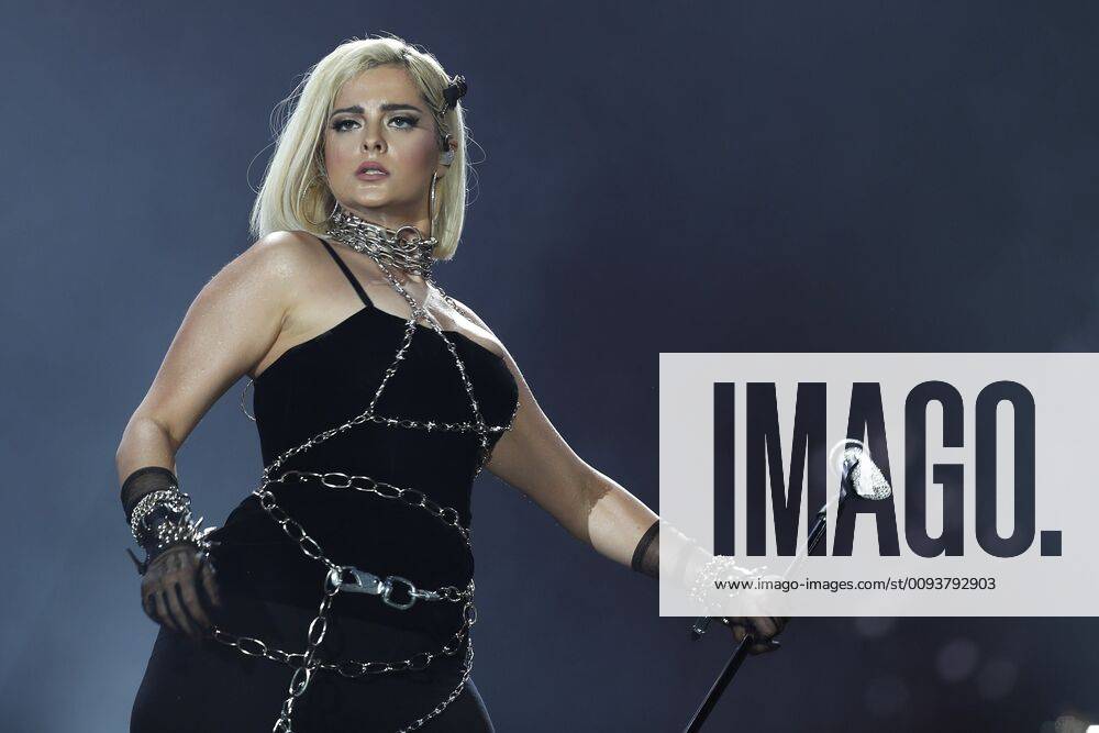US singer Bebe Rexha performs during the first day of the Rock in Rio ...
