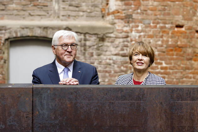 Frank Walter Steinmeier with his wife Elke Büdenbender visiting the Kunstmuseum Kolumba Cologne, 27 09 2019 Foto:xC.xHardtx xFuturexImage