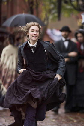 RELEASE DATE: December 25, 2019 TITLE: Little Women STUDIO: DIRECTOR: Greta Gerwig PLOT: Four sisters come of age in America in the aftermath of the Civil War STARRING: SAOIRSE RONAN as Jo March. Concord USA - ZUMAl90_ 20191015_sha_l90_434 Copyright: xColumbiaxPicturesx