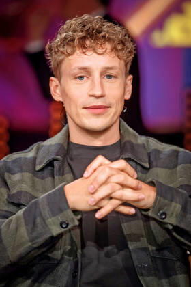 MDR Riverboat singer Tim Bendzko on the occasion of the recording of the MDR talk show Riverboat on 18 10 2019 in Studio 3 of Mediacity Leipzig 20191018SFL0031