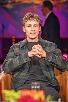 MDR Riverboat singer Tim Bendzko on the occasion of the recording of the MDR talk show Riverboat on 18 10 2019 at Studio 3 of Mediacity Leipzig 20191018SFL0033