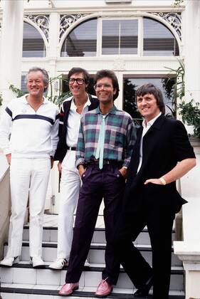 Brian Bennett, Hank Marvin, Cliff Richard & Bruce Welch Singer And Group 01 October 1983  Copyright: MaryxEvansxAFxArchive 12041841 editorial use only  