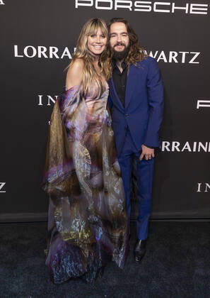 Entertainment Themen der Woche KW44 Bilder des Jahres 2019, Entertainment 10 Oktober NY: Angel Ball 2019 Heidi Klum wearing dress by Iris van Herpen and Tom Kaulitz attend Angel Ball 2019 hosted by Gabrielle s Angel Foundation at Cipriani Wall Street New York New York United States  LevxRadin