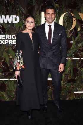 NEW YORK, NY- OCTOBER 29: Olivia Palermo and Johannes Huebl at WWD Honors at Intercontinental Barclay in New York City on October 29, 2019. Copyright: xJohnxPalmerx
