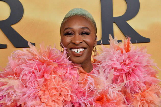 Cast member Cynthia Erivo attends the premiere of the historical motion picture drama Harriet at the Orpheum Theatre in downtown Los Angeles on Tuesday, October 29, 2019. Storyline: Based on the thrilling and inspirational life of an iconic American freedom fighter, Harriet tells the extraordinary tale of Harriet Tubman s escape from slavery and transformation into one of America s greatest heroes. Her courage, ingenuity, and tenacity freed hundreds of slaves and changed the course of history.  LAP20191029826 JIMxRUYMEN