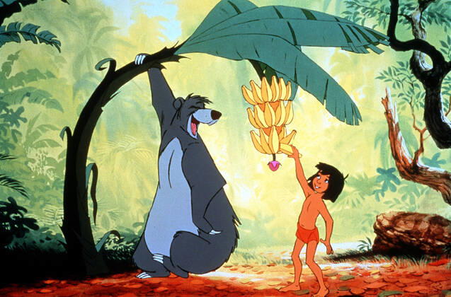 Baloo & Mowgli Characters: Baloo & Mowgli Film: The Jungle Book (USA 1967) Director: Wolfgang Reitherman 18 October 1967 Copyright: MaryxEvansxAFxArchive 12094000 editorial use only