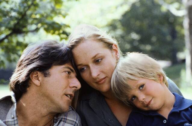 OSCARS: Beste Nebendarstellerin, Preisträgerinnen 1971-1980 Dustin Hoffman, Meryl Streep, Justin Henry Characters: Ted Kramer,Joanna Kramer,Billy Kramer Film: Kramer Vs. Kramer (1979) Director: Robert Benton 19 December 1979  Copyright: ColumbiaxAFxArchivexMaryxEvans 12449484 editorial use only