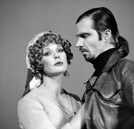 Elke Sommer & Joachim Regelien Film: Perlico - Perlaco (1973) Director: Michael Pfleghar 17 December 1971  Copyright: ZdfxAFxArchivexMaryxEvans 12451869 editorial use only