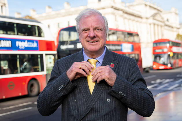 November 4, 2019, London, London, UK: London, UK. Edward Leigh MP arrives at the Houses of Parliament. Leigh is standing as a candidate for new Speaker of the House of Commons, which will be decided by a vote starting later this afternoon. London UK  - ZUMAl94_ 20191104_zaf_l94_029 Copyright: xTomxNicholsonx