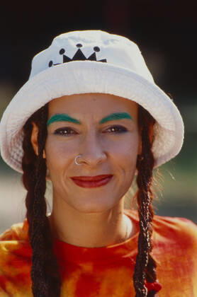 Marusha, deutsch griechische DJane, Moderatorin und Produzentin in Berlin, Deutschland 1994. German Greek DJane, presenter and producer Marusha at Berlin, Germany 1994. Copyright: KPA Nur redaktionelle Nutzung. Editorial usage only. UnitedArchives55002743 !ACHTUNG AUFNAHMEDATUM GESCHÄTZT!