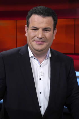 Hubertus Heil on the ARD talk show hard but fair at Studio Adlershof Berlin, 11 11 2019 Foto:xT.xBartillax xFuturexImage