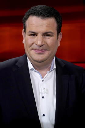 Hubertus Heil on the ARD talk show hard but fair at Studio Adlershof Berlin, 11 11 2019 Foto:xT.xBartillax xFuturexImage