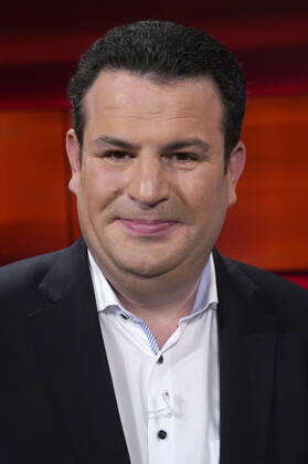 Hubertus Heil on the ARD talk show hard but fair at Studio Adlershof Berlin, 11 11 2019 Foto:xT.xBartillax xFuturexImage