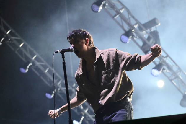 November 17, 2019: EUM20191117ESP12.JPG.CIUDAD DE MEXICO Music Musica-Corona Capital.- La banda neoyorkina The Strokes durante su presentacion en el Corona Capital, el 16 de noviembre de 2019 en el Autodromo Hermanos Rodriguez. Foto: Agencia EL UNIVERSAL German Espinosa EVZ  - ZUMAu78_ 20191117_zaf_u78_017 Copyright: xGermanxEluniversalx