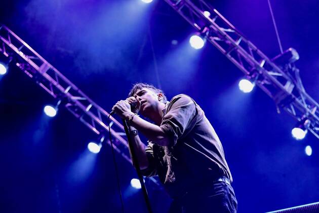November 17, 2019: EUM20191117ESP13.JPG.CIUDAD DE MEXICO Music Musica-Corona Capital.- La banda neoyorkina The Strokes durante su presentacion en el Corona Capital, el 16 de noviembre de 2019 en el Autodromo Hermanos Rodriguez. Foto: Agencia EL UNIVERSAL German Espinosa EVZ  - ZUMAu78_ 20191117_zaf_u78_021 Copyright: xGermanxEluniversalx