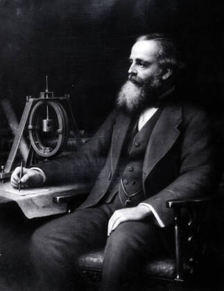 MAXWELL Portrait of James Clerck MAXWELL 1831 1879 Painting of CAMPBELL around 1875 Credit Collection CL KHARBINE TAPABOR  KH32946