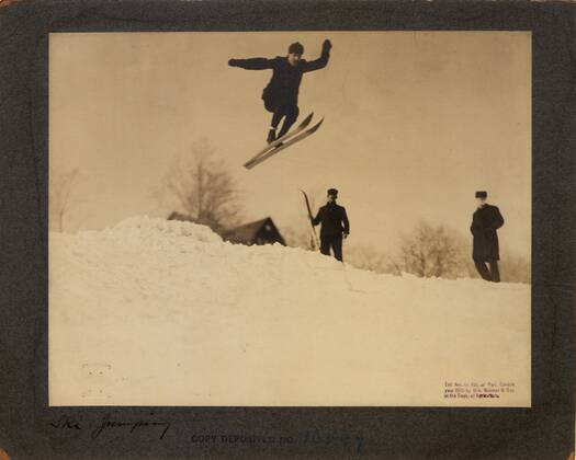Ski jumping, 1905 Copyright Artokoloro Quint Lox LCCN_190317_3063