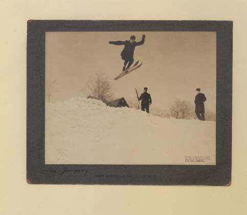 Ski jumping, 1905 Copyright Artokoloro Quint Lox LCCN_190317_3064