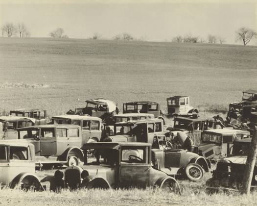 Joe s Auto Graveyard, Pennsylvania, Walker Evans (American, 1903 - 1975), 1935, Gelatin silver print, 10.3 x 14.4 cm (4 1 16 x 5 11 16 in.)  Copyright Artokoloro LCD3_191706_06515