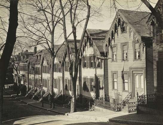 South Boston Street Wooden Houses, Boston, Walker Evans (American, 1903 - 1975), 1930, Gelatin silver print, 11.1 x 14.4 cm (4 3 8 x 5 5 8 in.)  Copyright Artokoloro LCD3_191706_06525