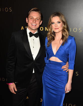January 6, 2020, Los Angeles, CA, USA: BEVERLY HILLS, CALIFORNIA - JANUARY 05: Billy Magnussen and Meghann Fahy attend the Amazon Studios Golden Globes After Party at The Beverly Hilton Hotel on January 05, 2020 in Beverly Hills, California. Photo: imageSPACE Los Angeles USA - ZUMAs181 20200106_zea_s181_129 Copyright: xImagespacex