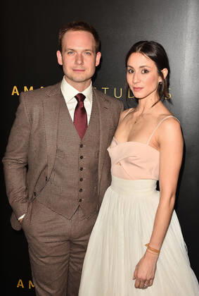 BEVERLY HILLS, CALIFORNIA - JANUARY 05: Patrick J. Adams and Troian Bellisario attend the Amazon Studios Golden Globes After Party at The Beverly Hilton Hotel on January 05, 2020 in Beverly Hills, California. Photo: imageSPACE MediaPunch Copyright: ximageSPACEx