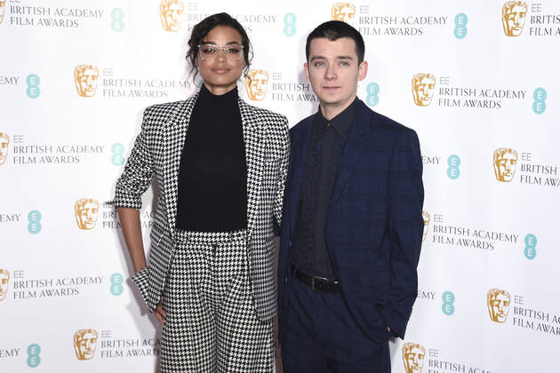 Ella Balinska and Asa Butterfield at the Photocall announcing the nominees for the BAFTA Film Awards 2020 London, 07 01 2020 Foto:xS.xVasx xFuturexImage