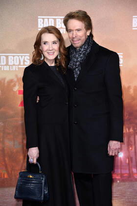 Jerry Bruckheimer with his wife Linda Bruckheimer at the Bad Boys for Life German premiere at the Zoo Palast in Berlin on 07 01 2020