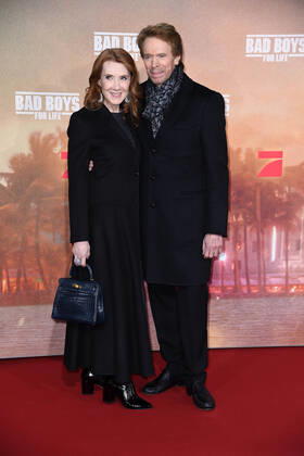 Jerry Bruckheimer with his wife Linda Bruckheimer at the Bad Boys for Life German premiere at the Zoo Palast in Berlin on 07 01 2020