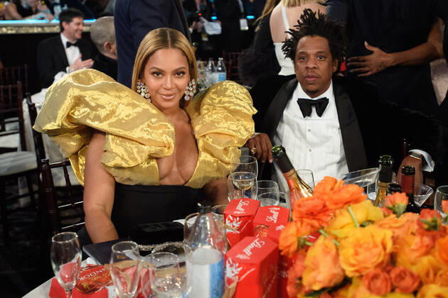 January 5, 2020, Beverly Hills, California, USA: Nominee, BEYONCE KNOWLES-CARTER, and JAY-Z at the 77th Annual Golden Globe Awards at the Beverly Hilton in Beverly Hills, CA on Sunday, January 5, 2020. Beverly Hills USA - ZUMAz03_ 20200105_sha_z03_776 Copyright: xHFPAx