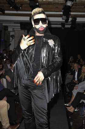 Harald Glööckler at the Dr Sindsen Pompöös Fashion Party Shine Bright Like Pompöös at The Grand Berlin, 10 01 2020 Foto:xN.xKubelkax xFuturexImage