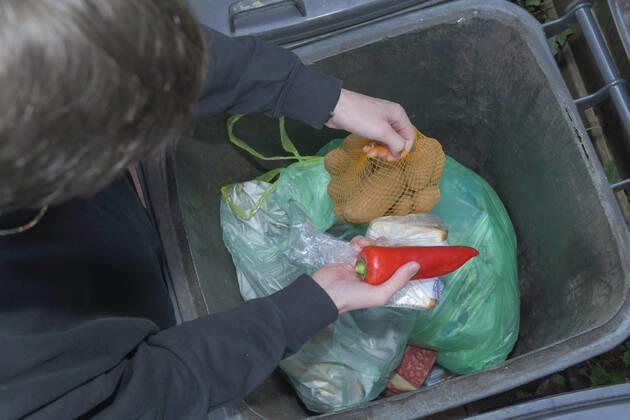 Food, waste, garbage can, waste, rescue
