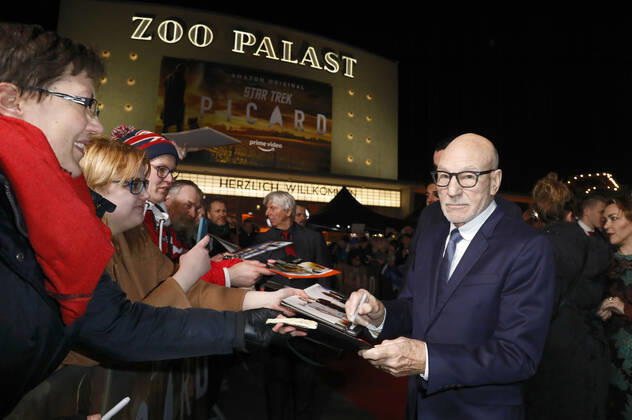 Patrick Stewart at the fan screening of the Amazon original series Star Trek Picard at Zoo Palast Berlin, 17 01 2020 Foto:xS.xGabschx xFuturexImage