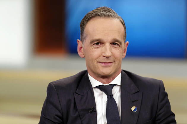 Heiko Maas 2020 01 19, Berlin, Germany Heiko Maas SPD , Federal Minister of Foreign Affairs, guest of Anne Will on First German Television Topic of the Berlin Libya Round Table Berlin Libya Conference Hope for a Country in Chaos
