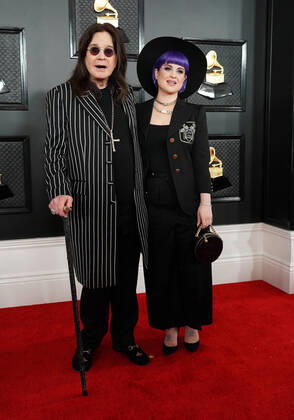 Bilder des Jahres 2020, Entertainment 01 Januar Entertainment Bilder des Tages 26 January 2020 - Los Angeles, California - Ozzy Osbourne and Kelly Osbourne. 62nd Annual GRAMMY Awards held at Staples Center. Photo Credit: AdMedia 250359 2019-02-10 California Los Angeles Etats-Unis  Copyright: xAdMediax STAR_250359_231