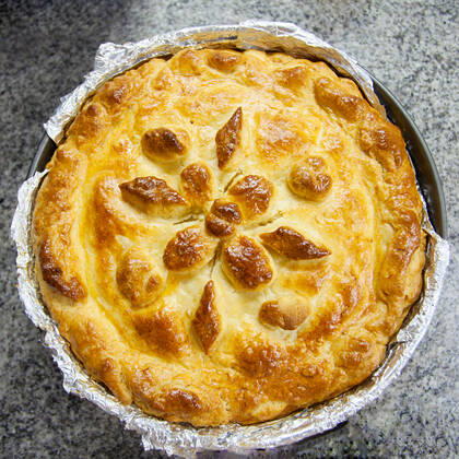 IMAGO Creative, Food, Pot Pie meat pie with beautiful patterns meat pie with beautiful patterns  Copyright: xjannyjusx 12824864