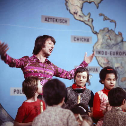 Jenny und Jonny Show, Unterhaltungsshow mit Udo Jürgens, Deutschland 1972 Nur redaktionelle Nutzung. Editorial usage only. Copyright: ArthurxGrimm UnitedArchives82001814