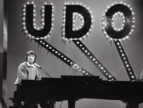 Udo Jürgens, österreichischer Komponist, Pianist und Sänger, Deutschland um 1979. Austrian composer, pianist and singer Udo Juergens, Germany around 1979. Nur redaktionelle Nutzung. Editorial usage only. Copyright: ArthurxGrimm UnitedArchives82004066