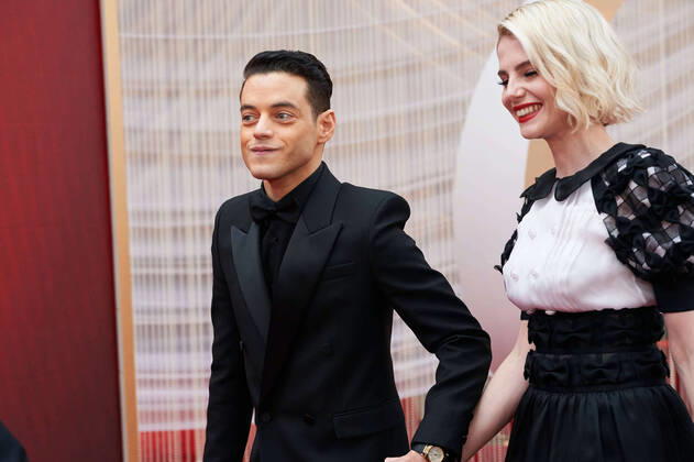 Rami Malek and Lucy Boynton arrive on the red carpet of The 92nd OscarsÂ® at the DolbyÂ® Theatre in Hollywood, CA on Sunday, February 9, 2020. Los Angeles CA USA  Copyright: xValeriexDurantx 33967677PLX