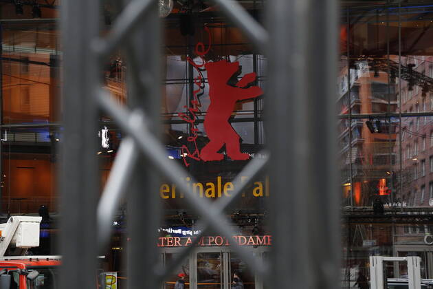 Construction of the Berlinale Palast in Berlin