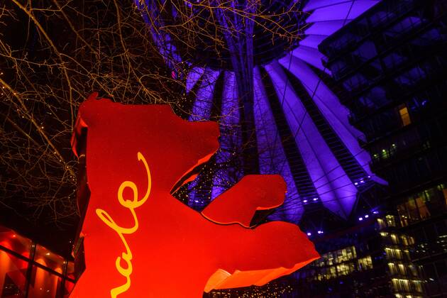 Impressions Berlinale Germany, Berlin 26 02 2020 The picture shows the Berlinale Bear in the Sonycenter Berlin Sony Center Berlin Germany