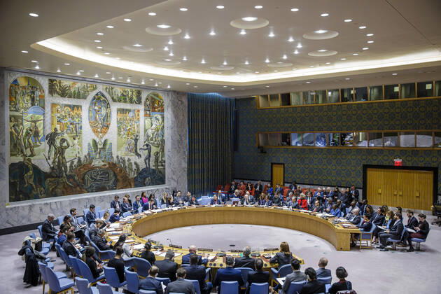 UN Security Council meeting on the humanitarian situation in Syria part New York, 27 02 2020 New York United States Copyright: xThomasxTrutschelx